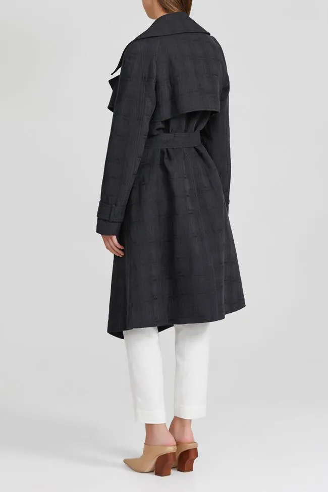 Acler Walsh Trench Black