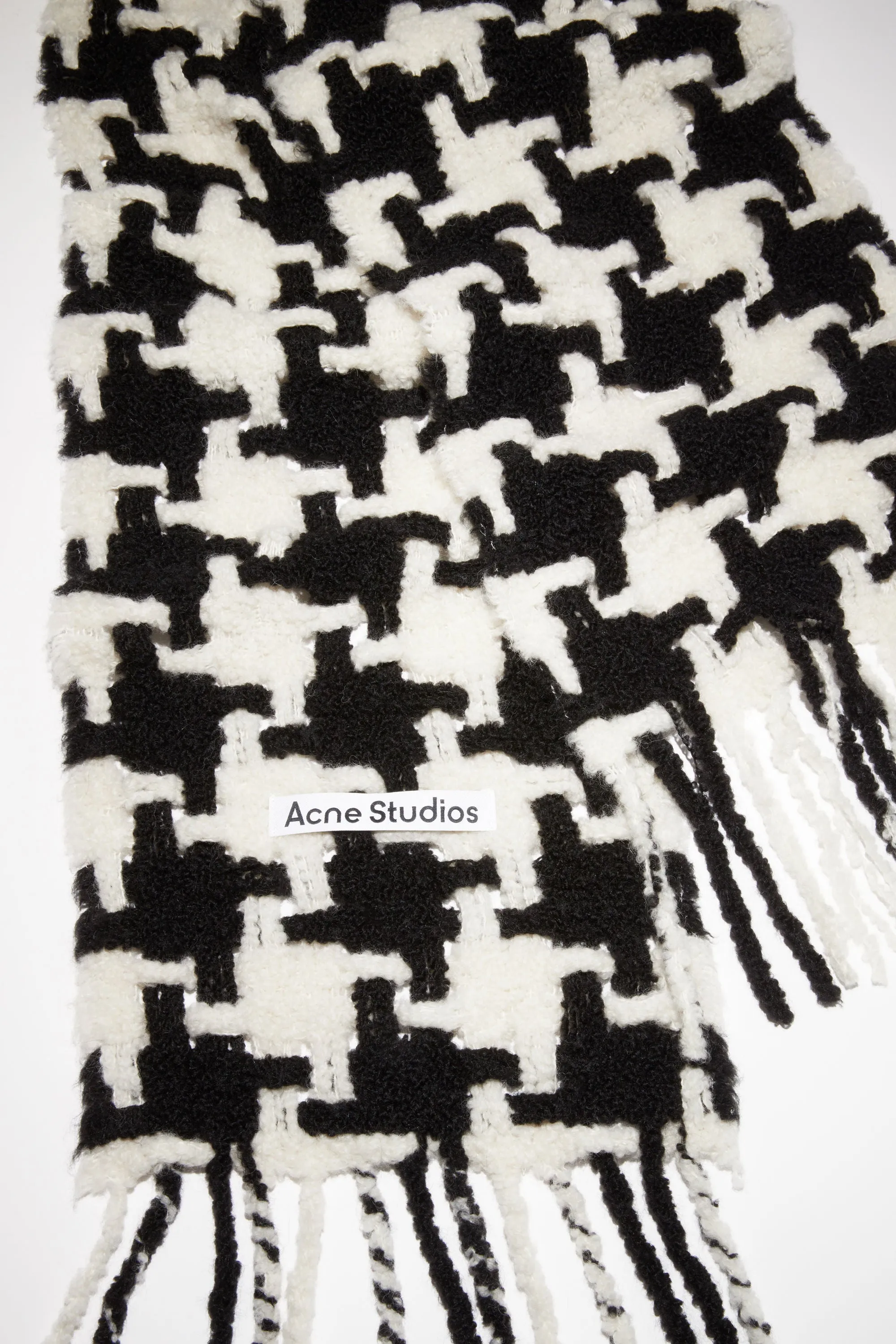 ACNE STUDIOS Houndstooth Scarf - Unisex