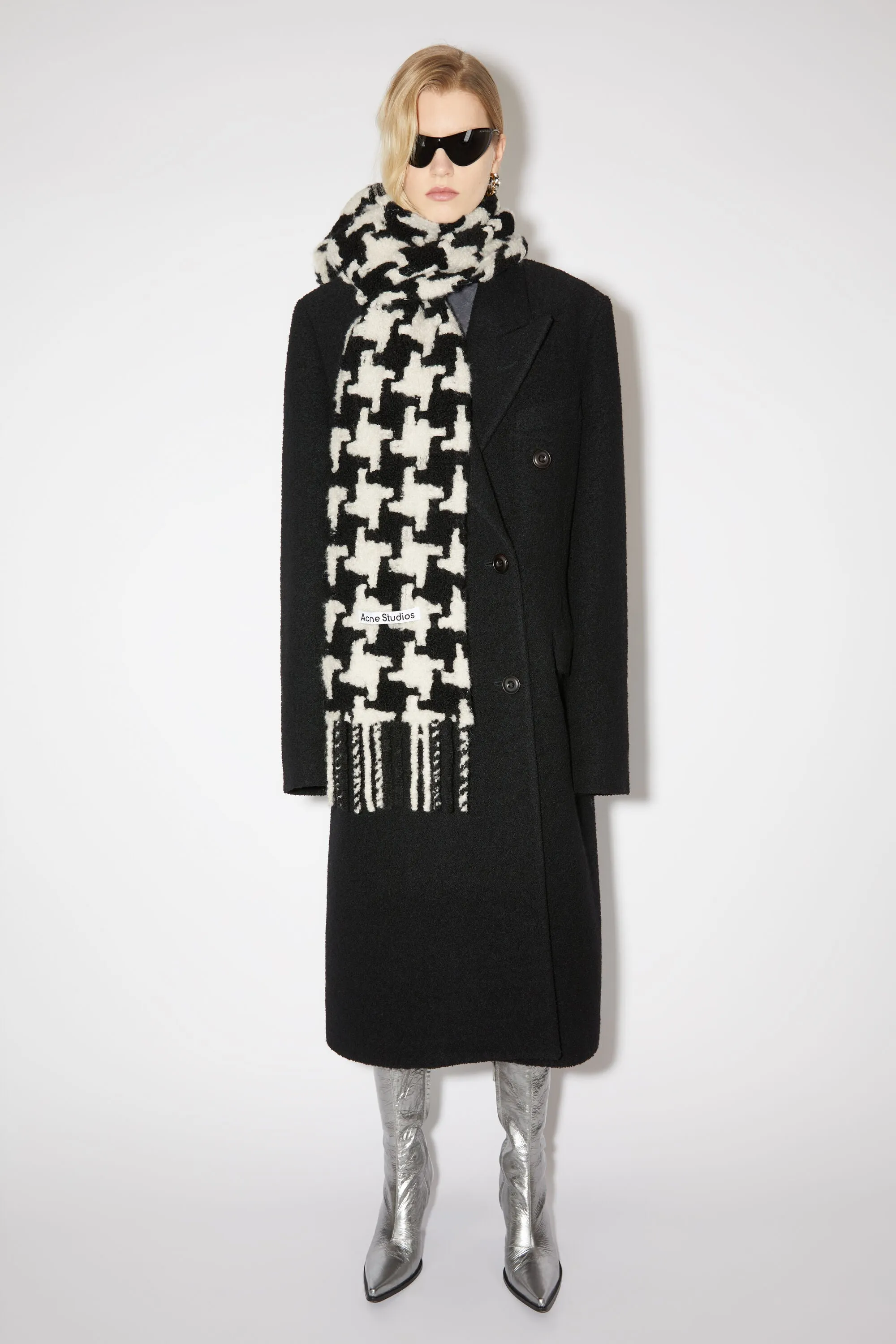 ACNE STUDIOS Houndstooth Scarf - Unisex