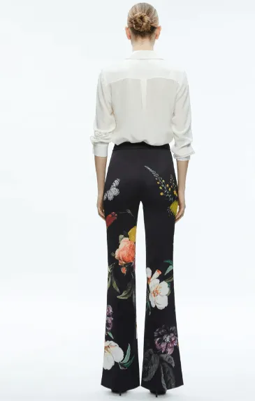 Alice + Olivia Essential Floral Trouser