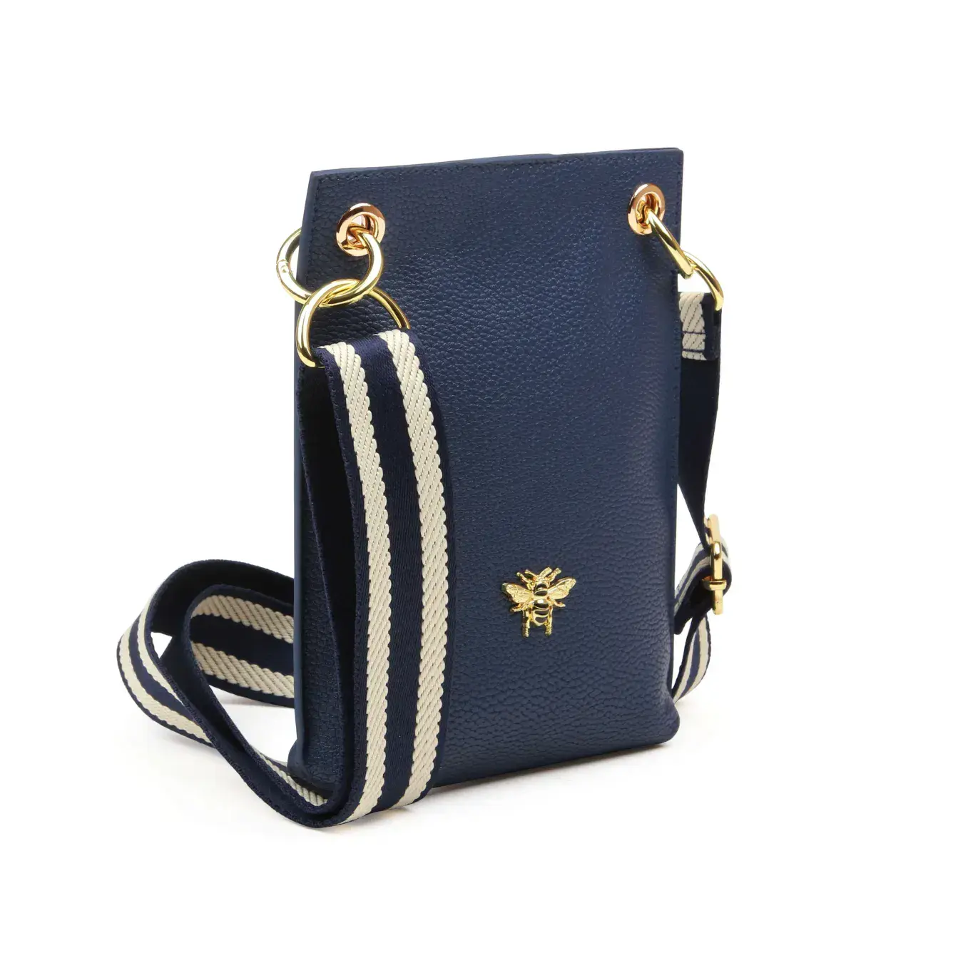 Alice Wheeler Primrose Phone Crossbody Bag Navy