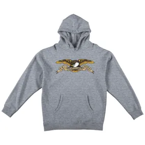 Anti Hero Skateboards Hoodie Sweatshirt Eagle Pullover Grey