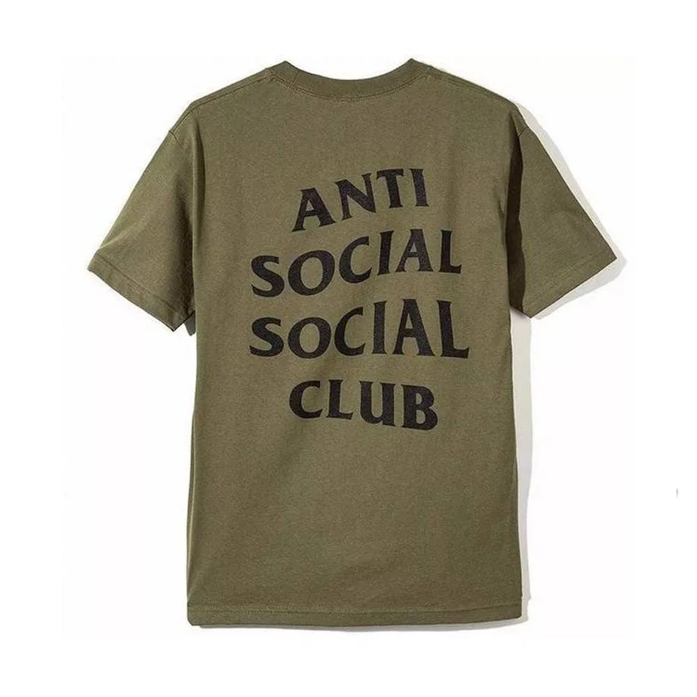 ANTI SOCIAL SOCIAL CLUB Logo Olive T-shirt