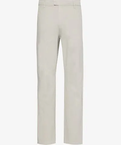 Arne Men's Stone Stretch-Cotton Chino Trousers