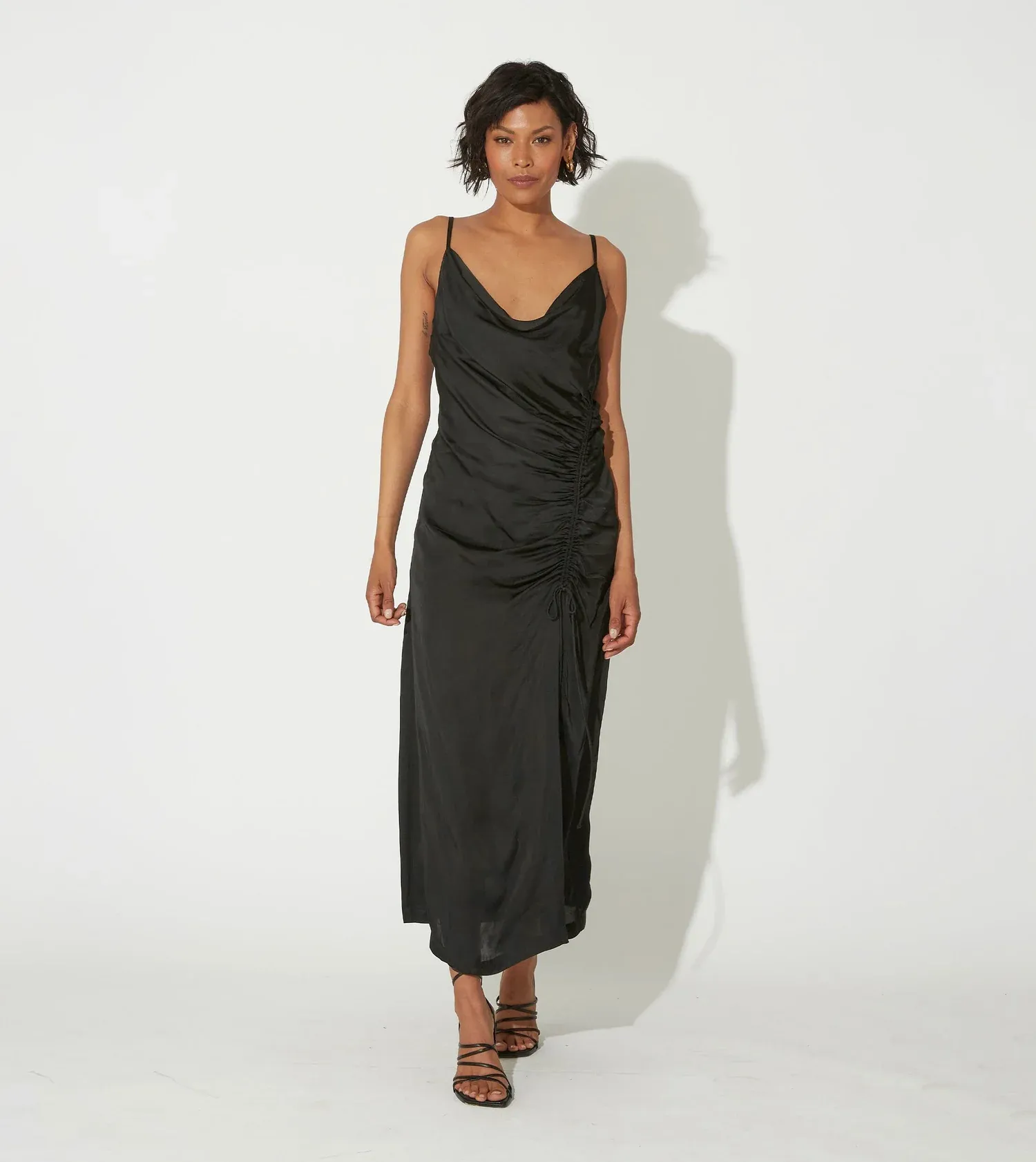 Babette Black Midi Dress