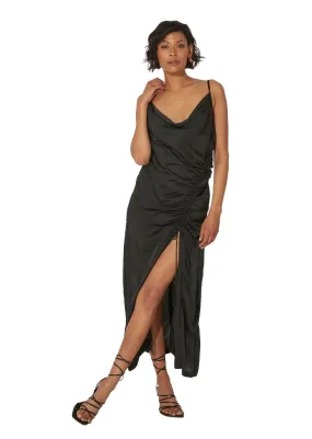 Babette Black Midi Dress