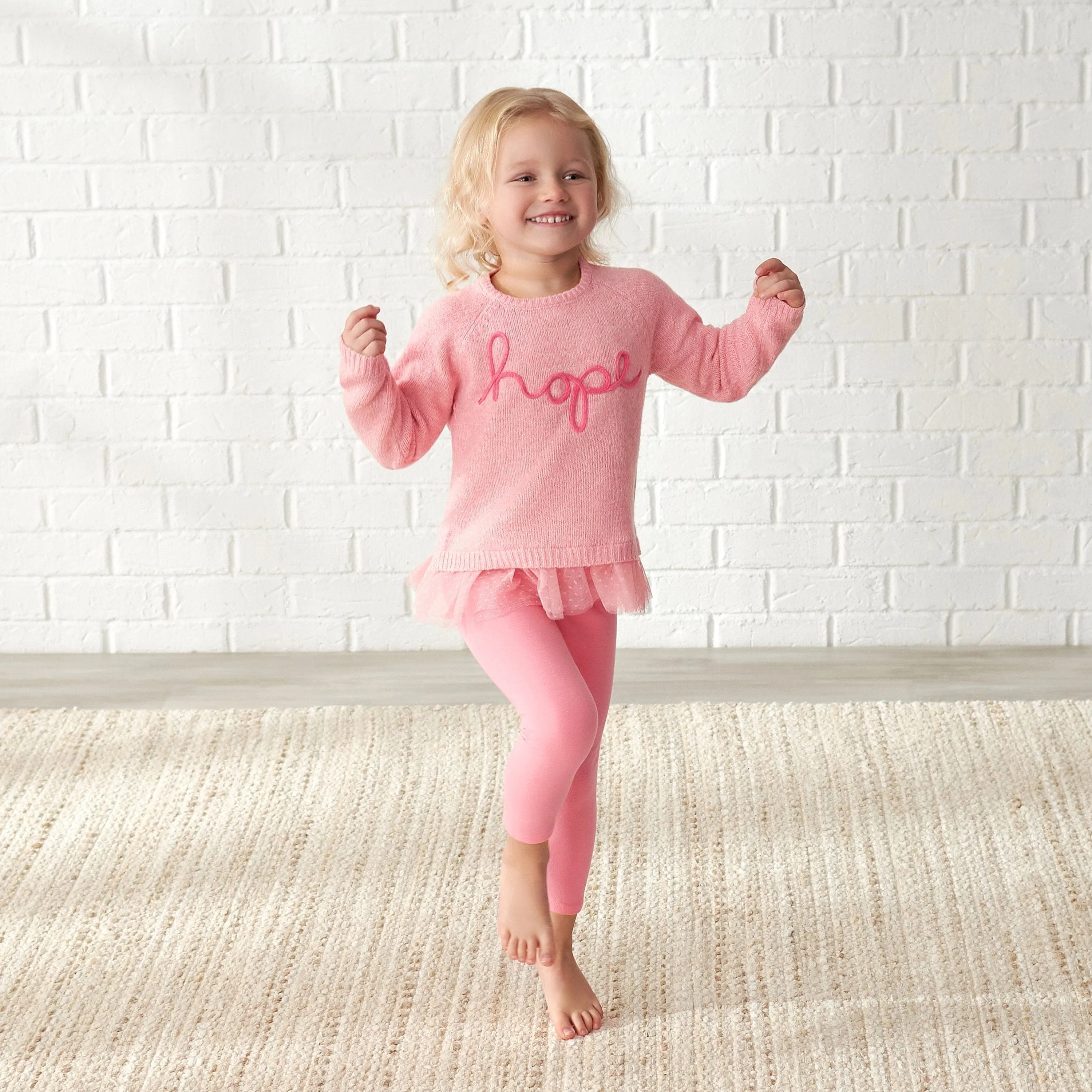 Baby Girl Pink Leggings