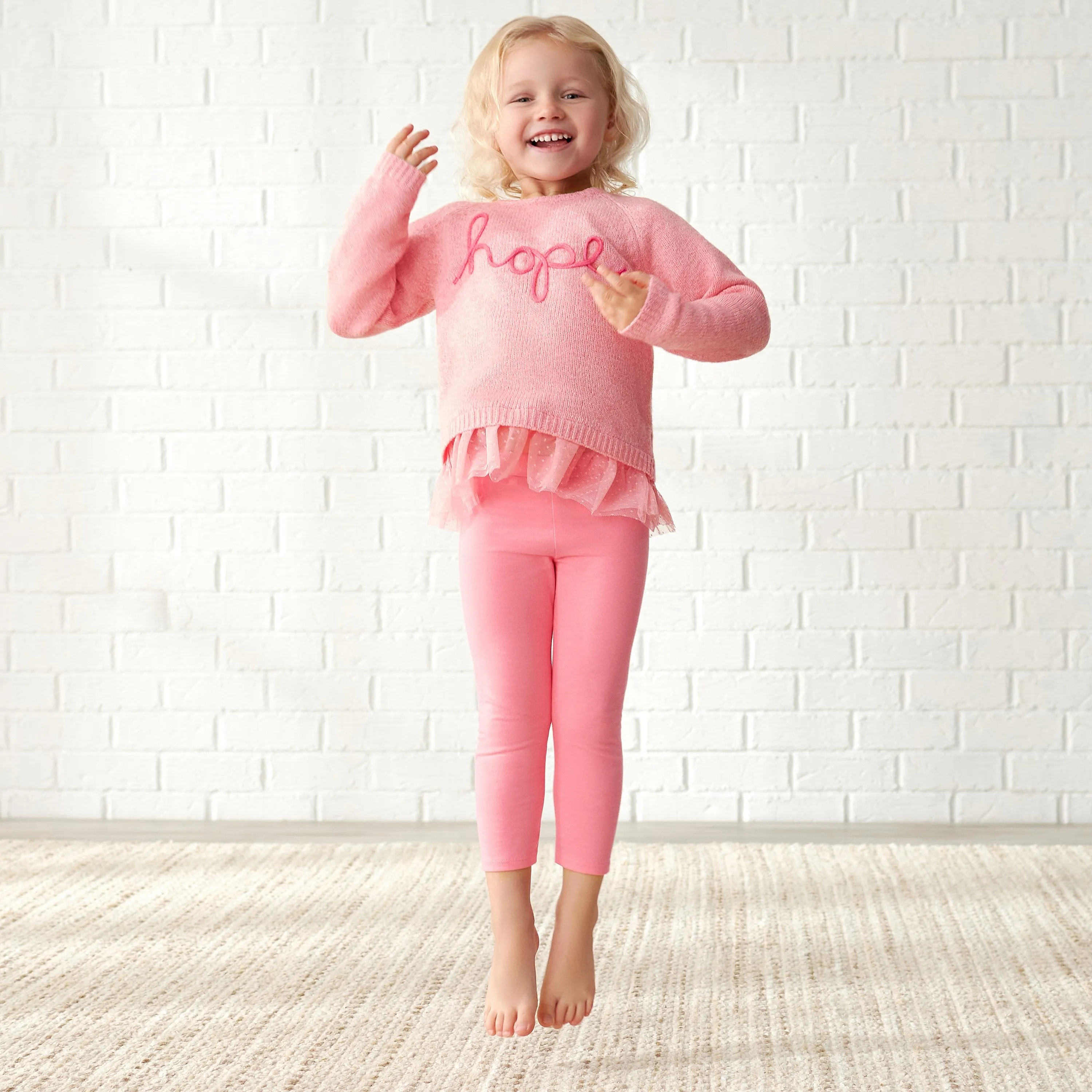 Baby Girl Pink Leggings