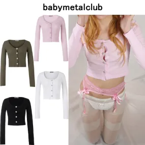 babymetalclub casual elegant logo cardigans