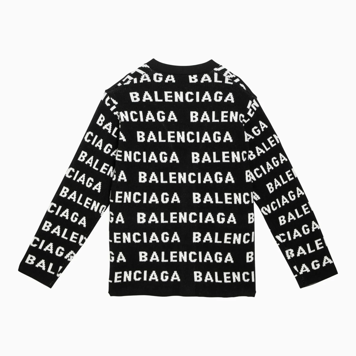 BALENCIAGA cardigans with street style logo for casual wear