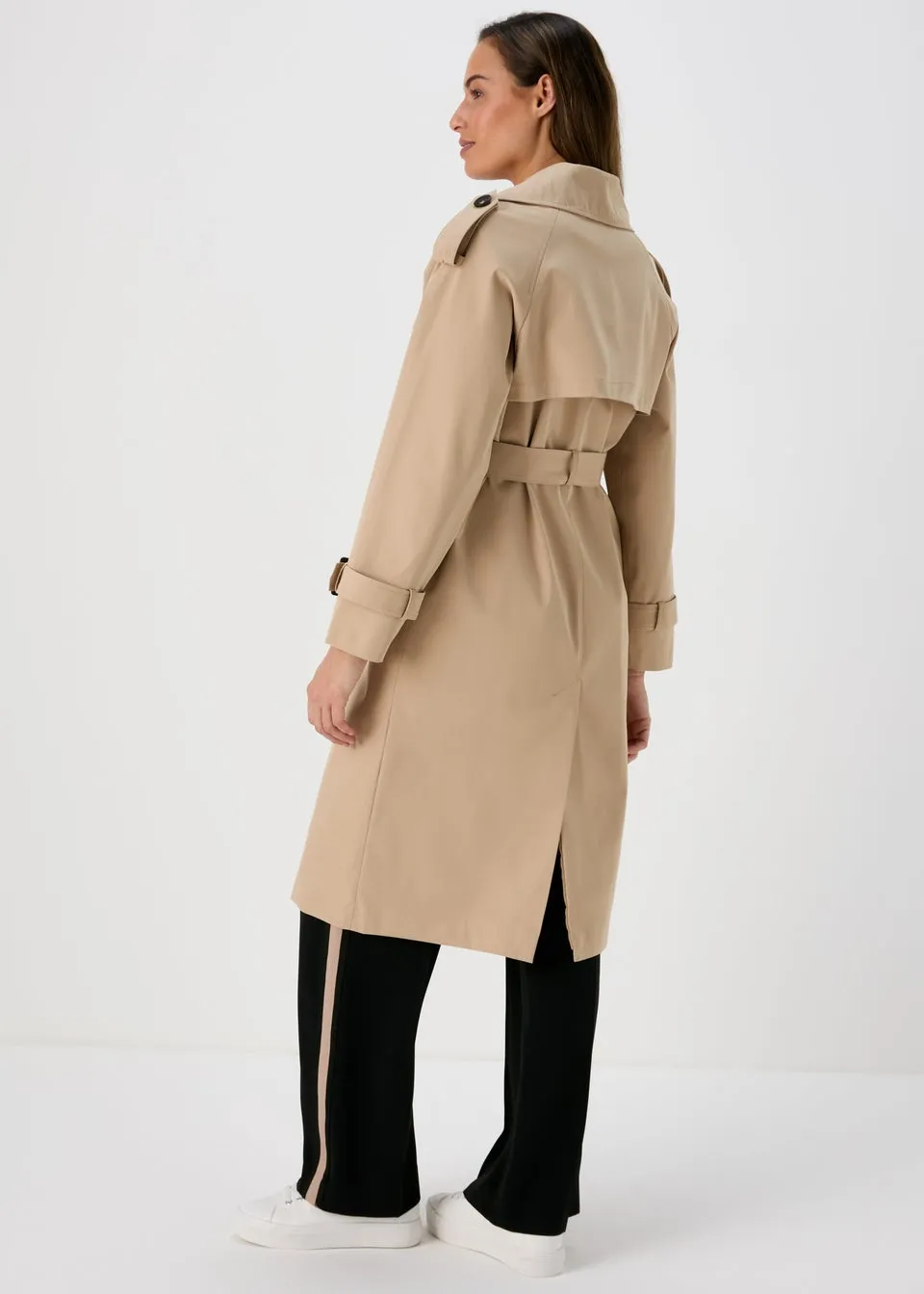 Beige Trench Coat: Perfect for Stylish Outerwear.