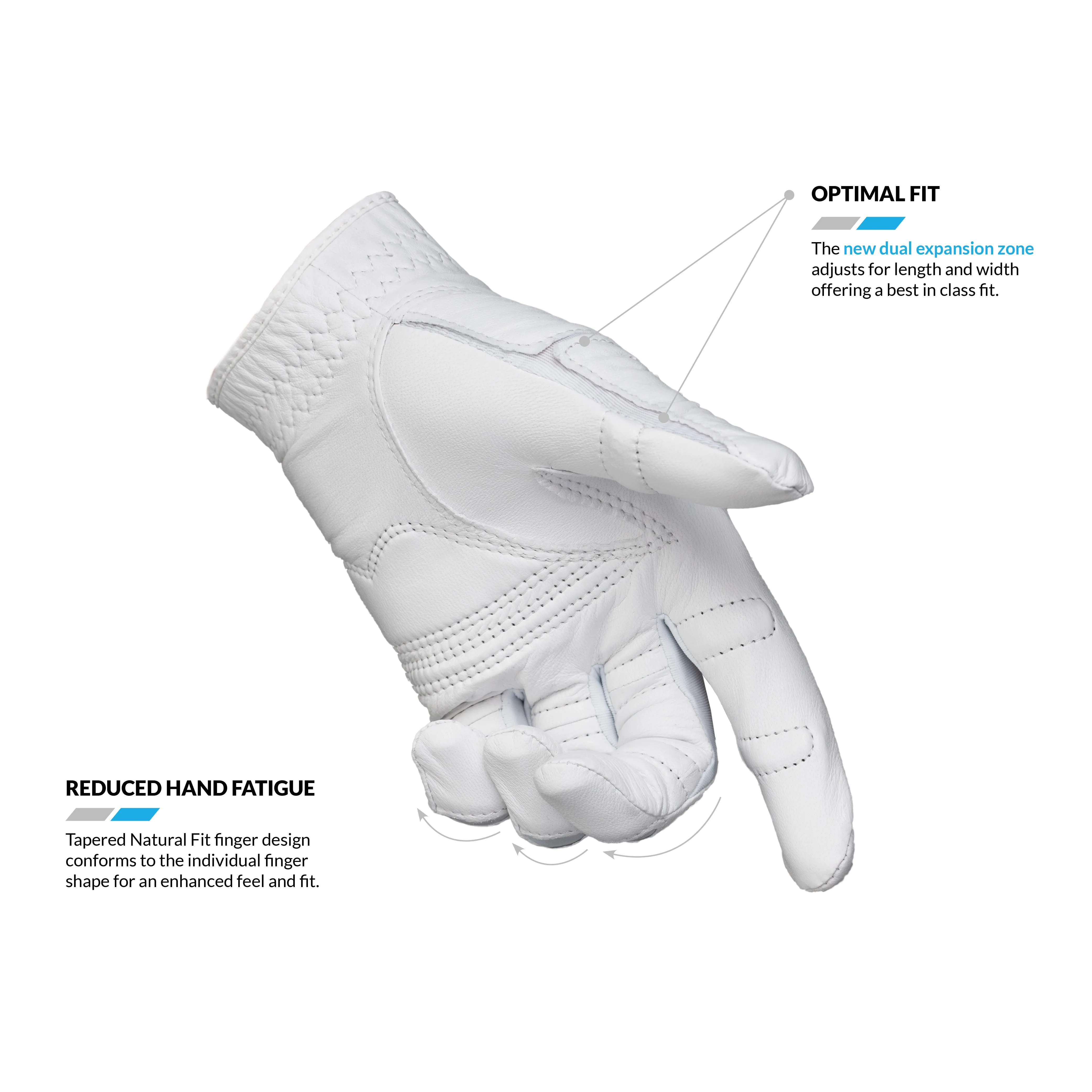 Bionic Golf Women's StableGrip 2.0 Glove in White