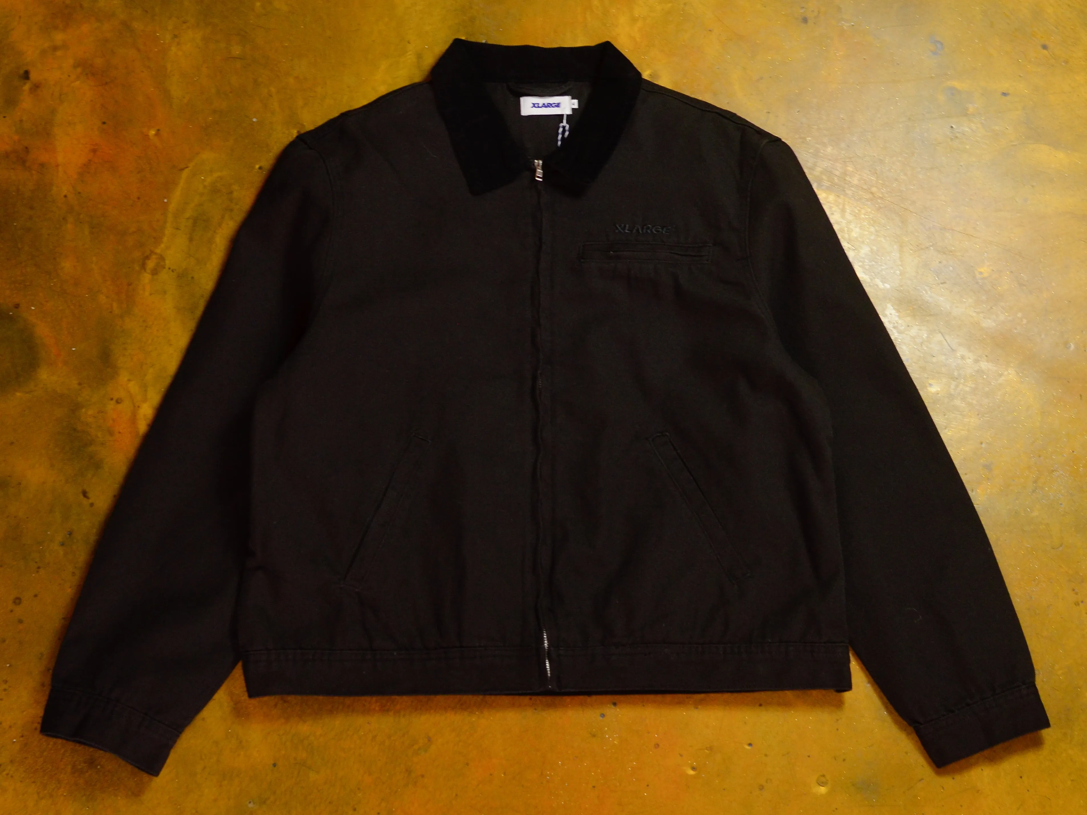 Black Canvas Jacket - Overdyed