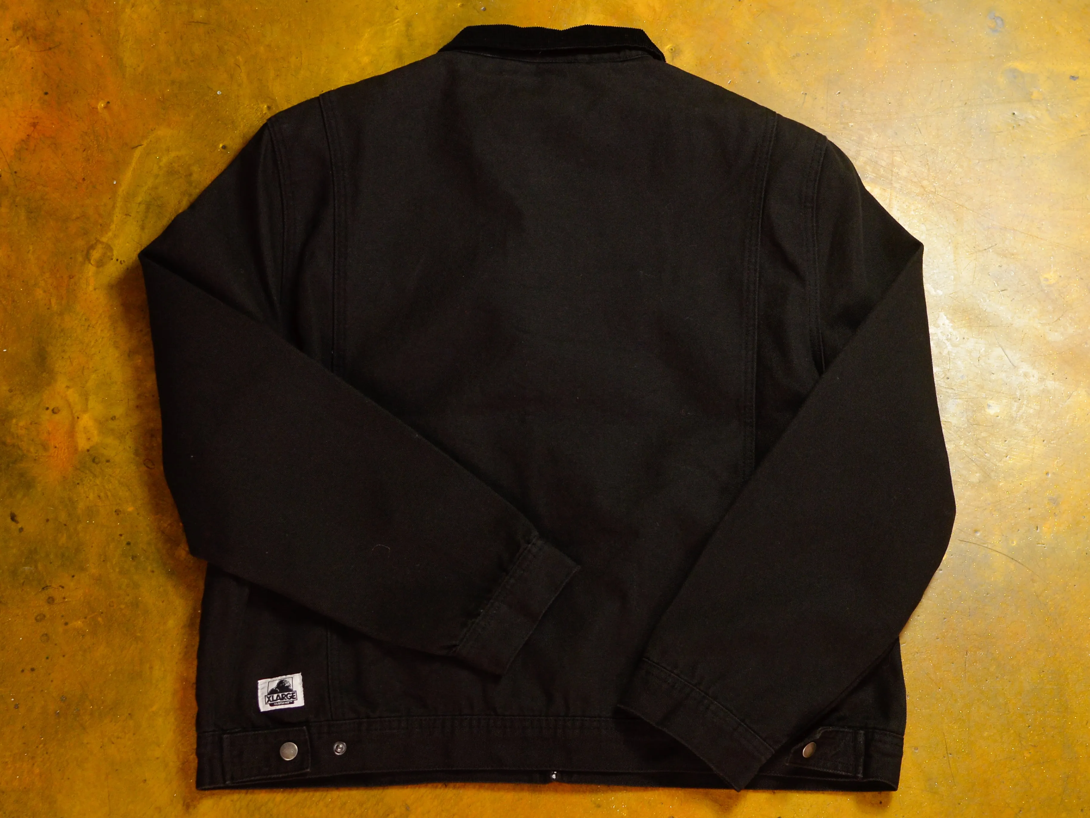 Black Canvas Jacket - Overdyed