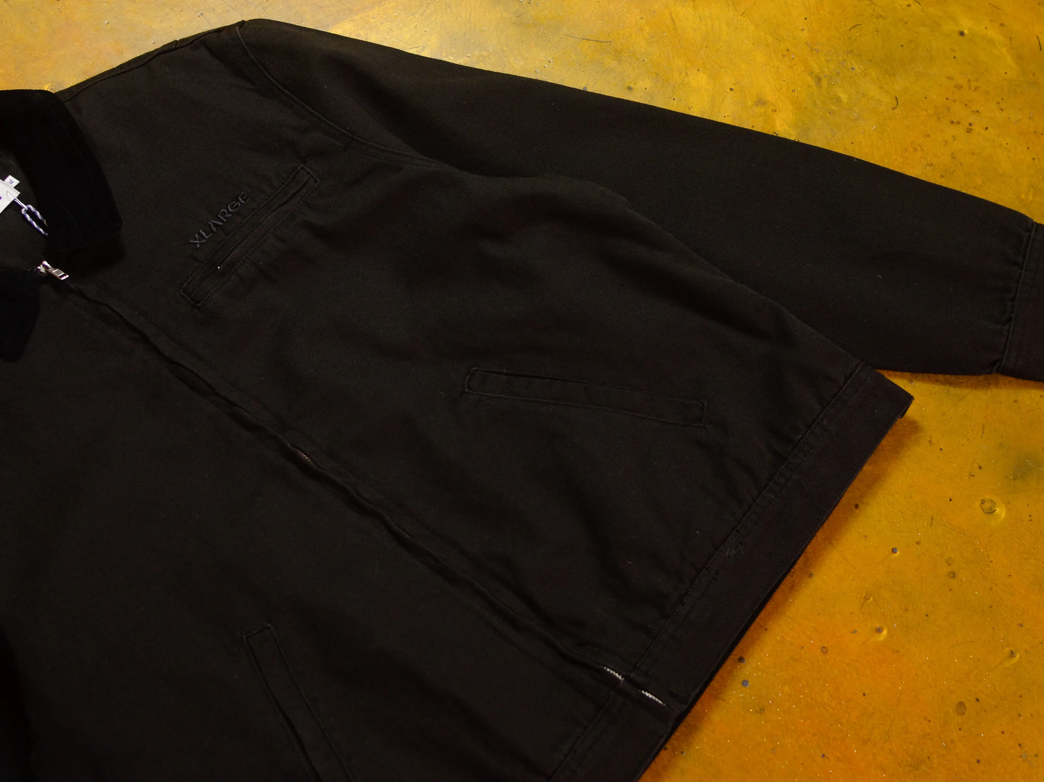 Black Canvas Jacket - Overdyed