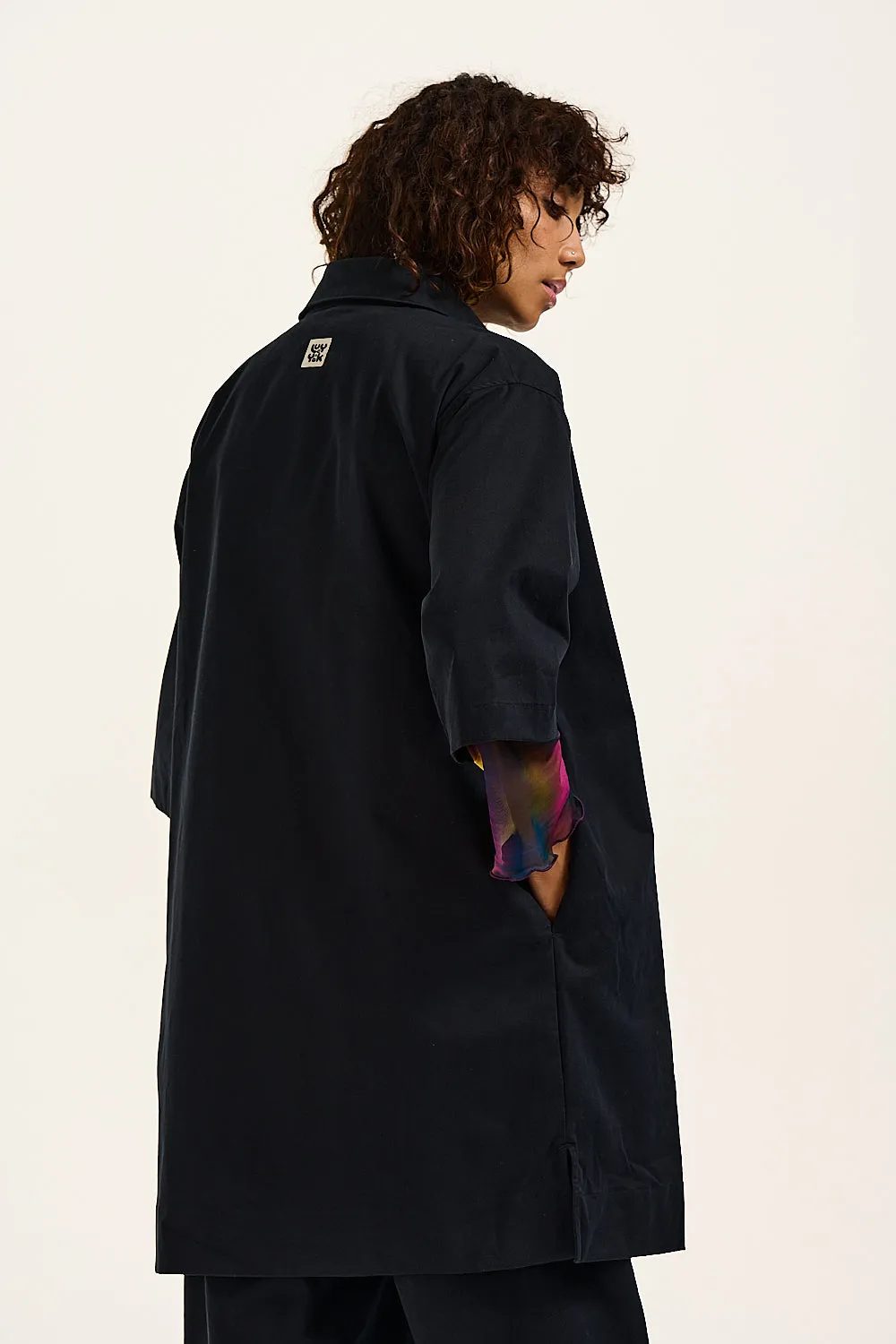 Black Cotton Jacket by Murphy