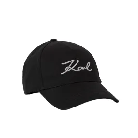 Black Glitter Cap with Signature K Design