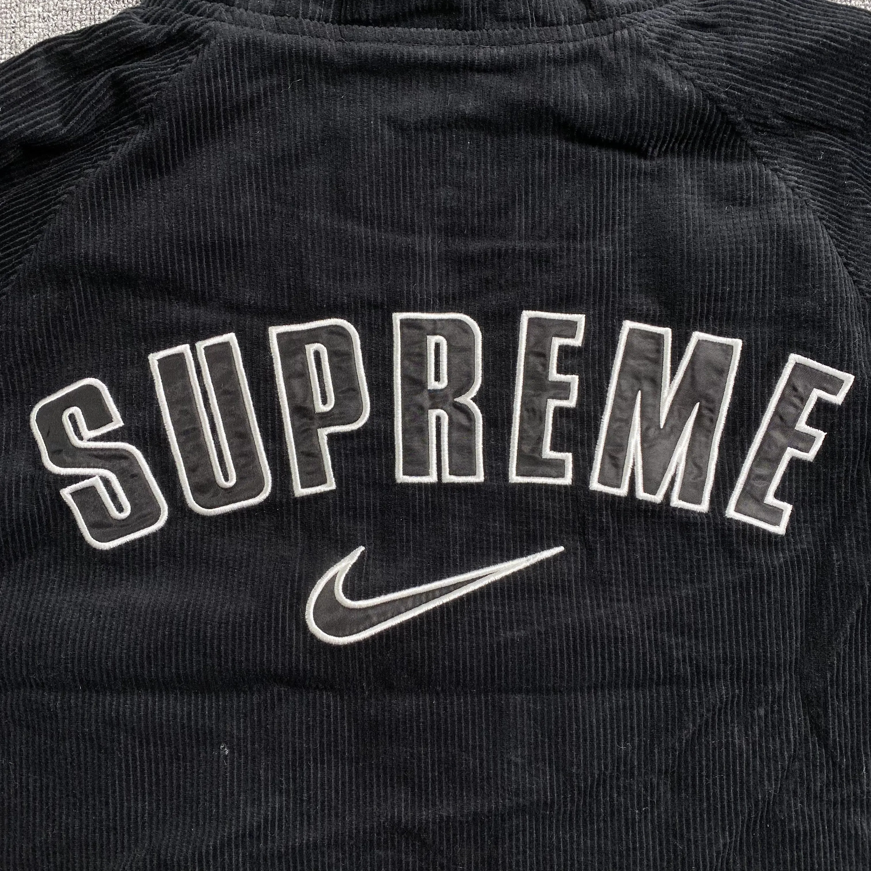 Black Jacket with Large Logo Collaboration on Back