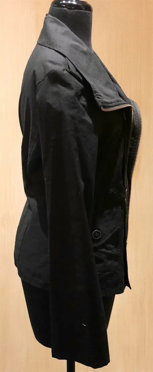 Black Zipper Jacket - Peta & Greta Long Sleeve