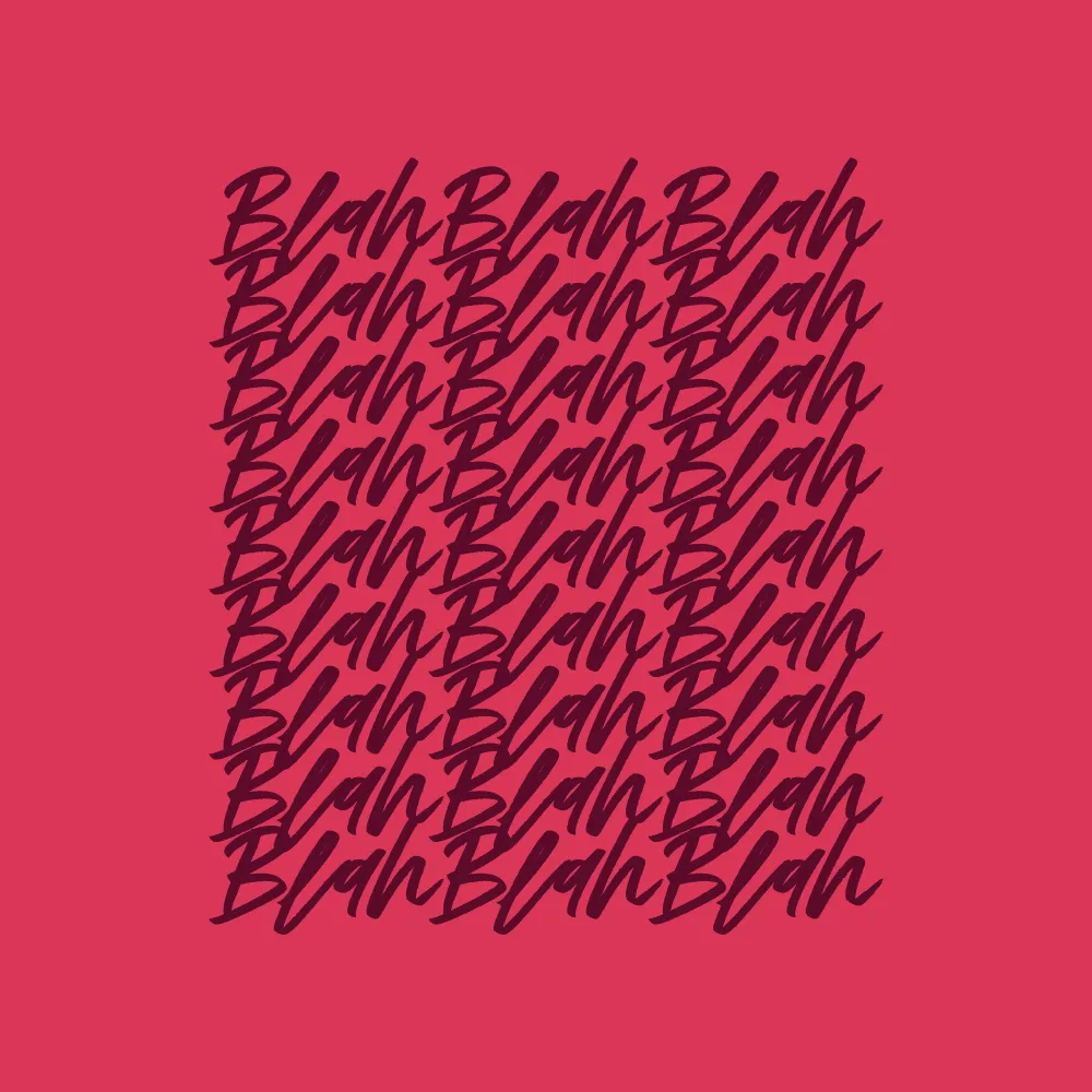 Blah Blah Blah Tee