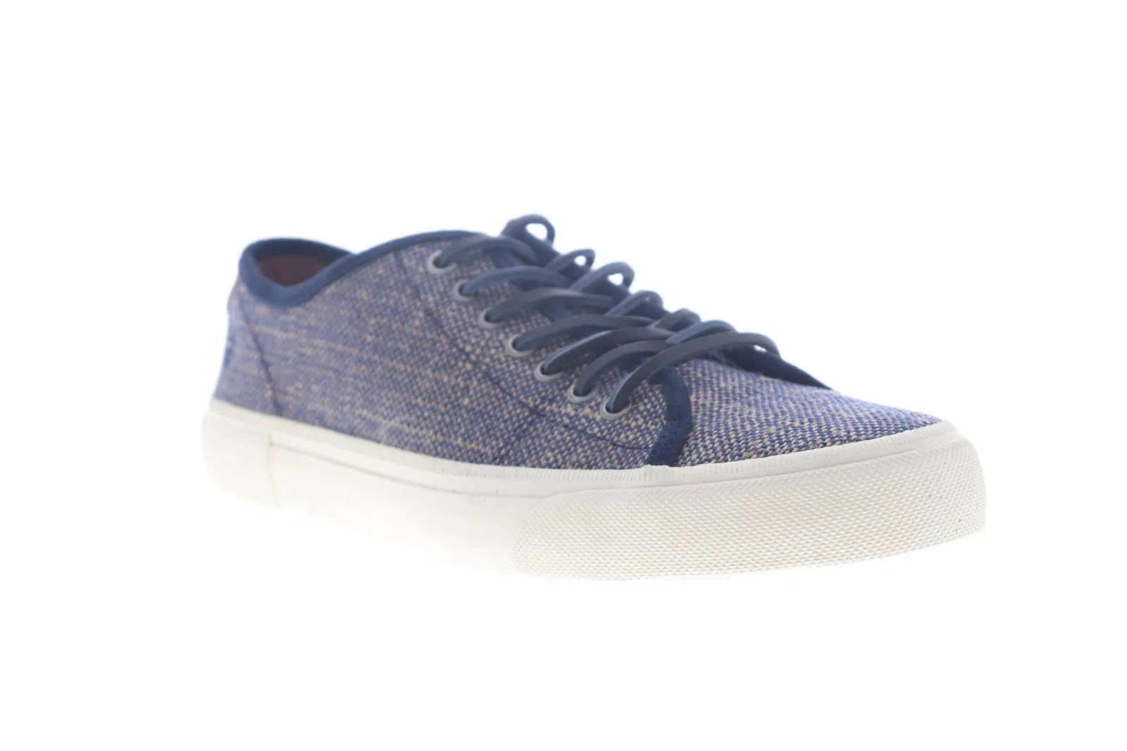 Blue Canvas Low Top Lace Up Lifestyle Sneakers Shoes Frye Ludlow Low 80517 Mens