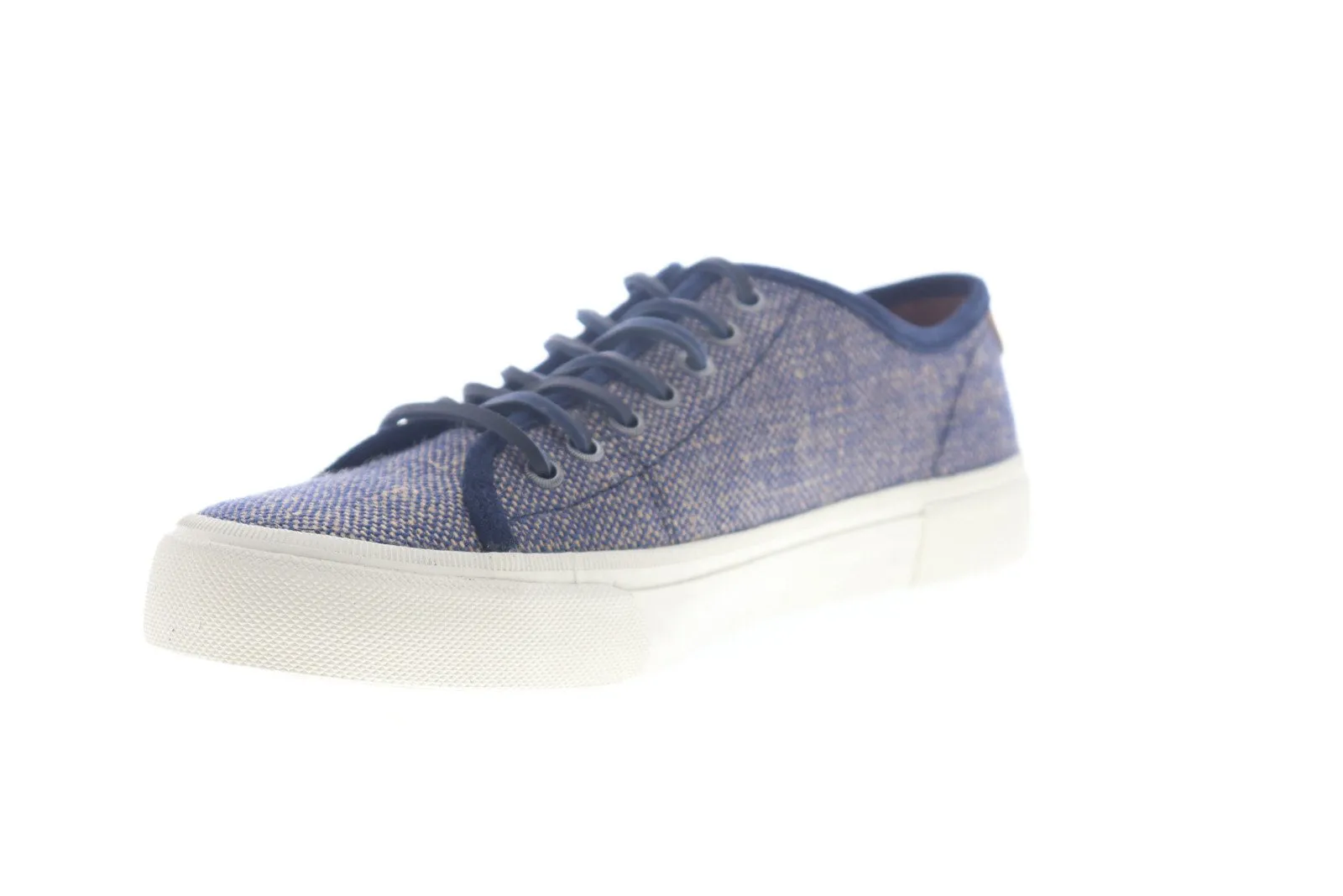 Blue Canvas Low Top Lace Up Lifestyle Sneakers Shoes Frye Ludlow Low 80517 Mens