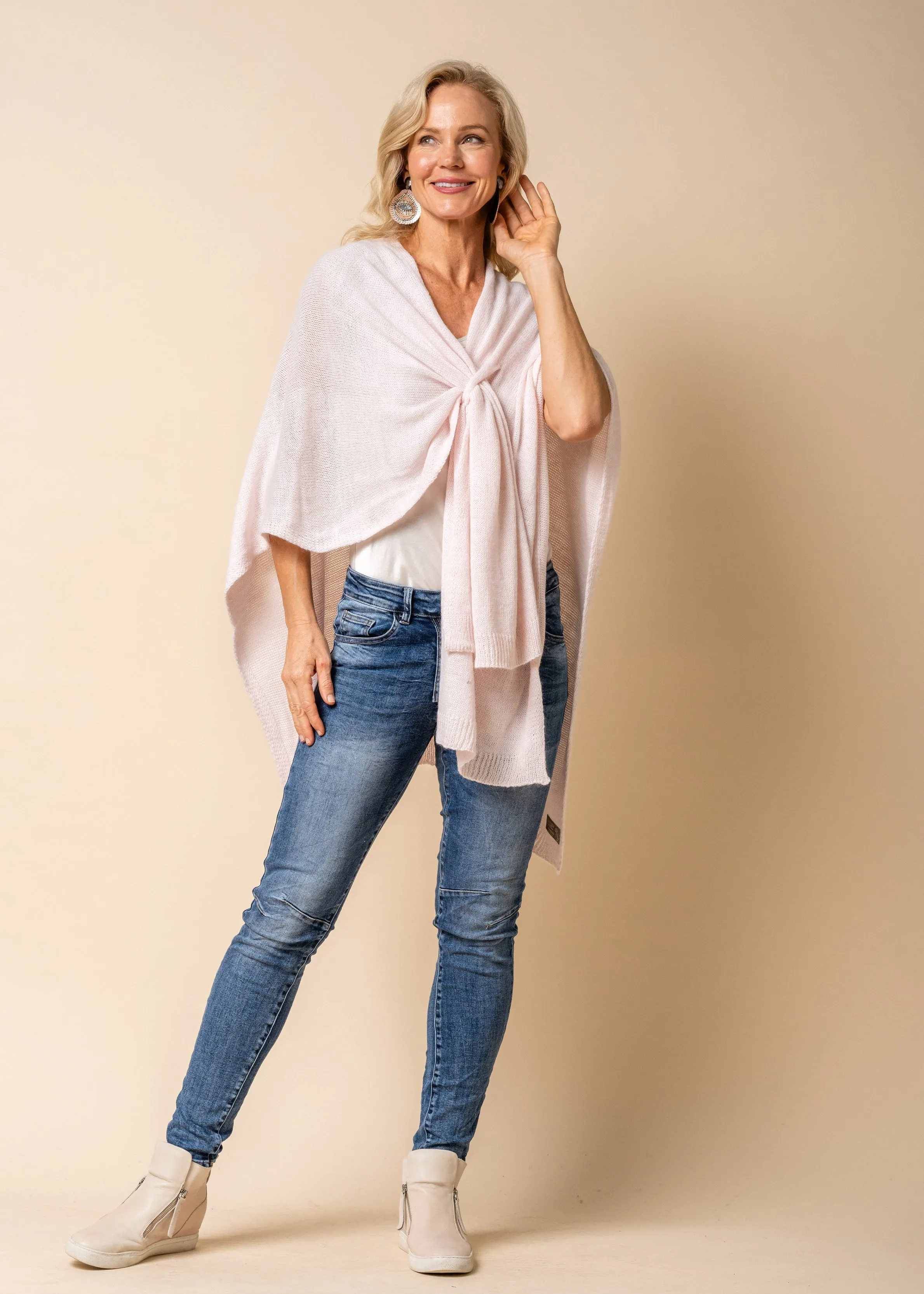 Blush Pink Casilda Shawl