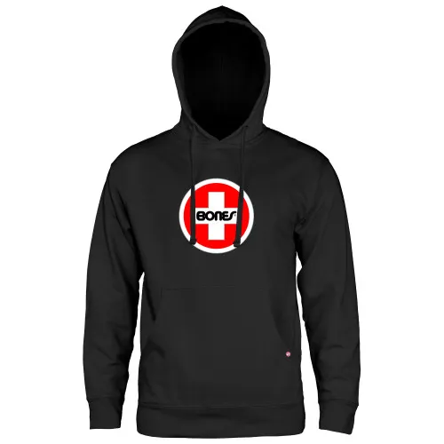 Bones Bearings Skateboard Hoody Swiss Circle Pullover Black: Best Options