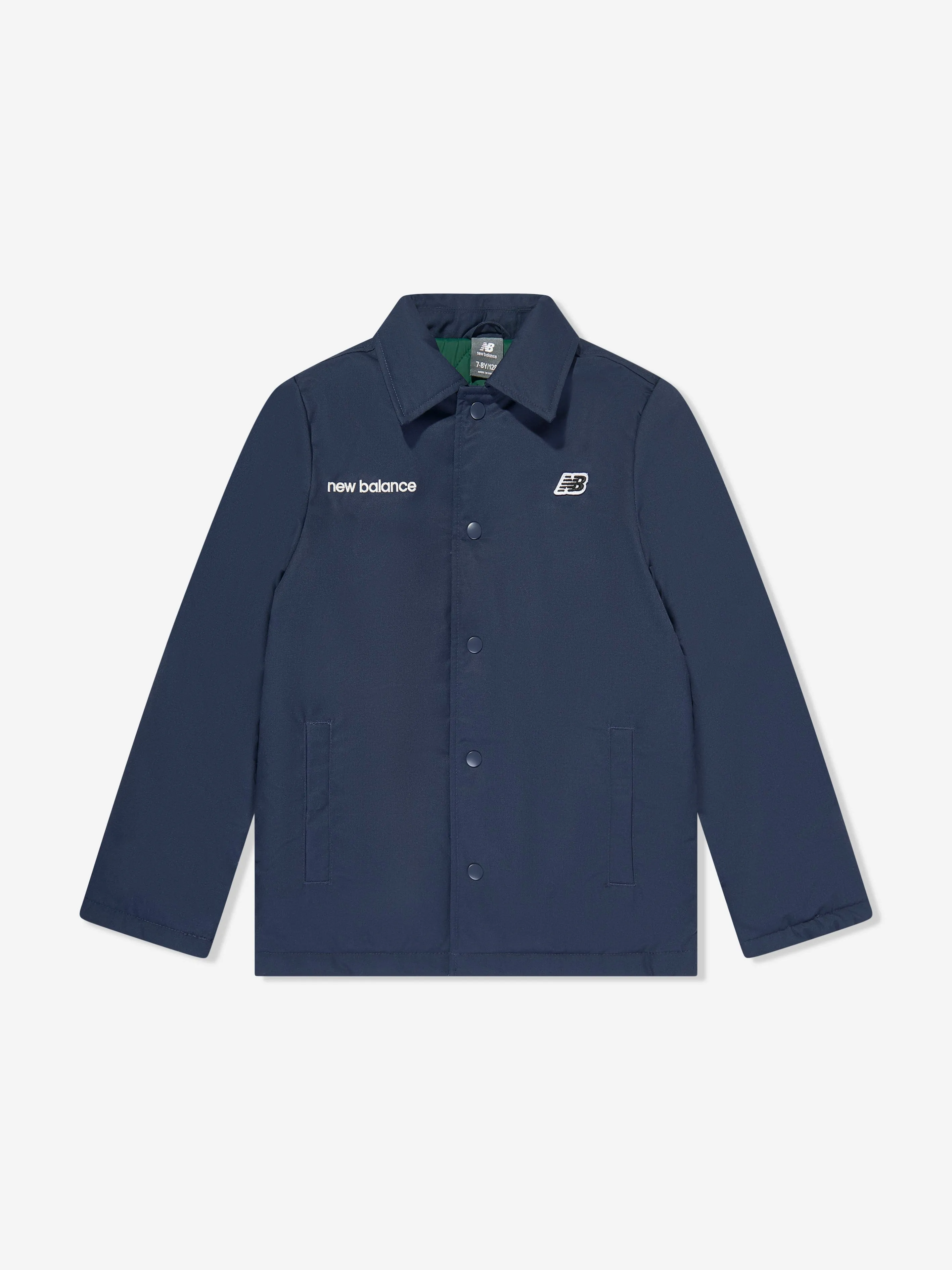 Boys Premium Coach Jacket Navy Blue - New Balance