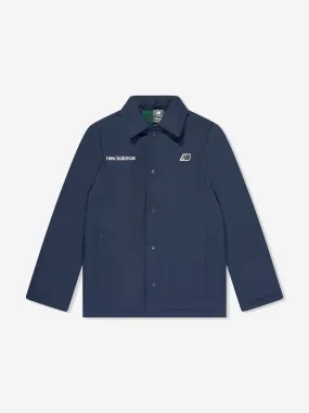 Boys Premium Coach Jacket Navy Blue - New Balance