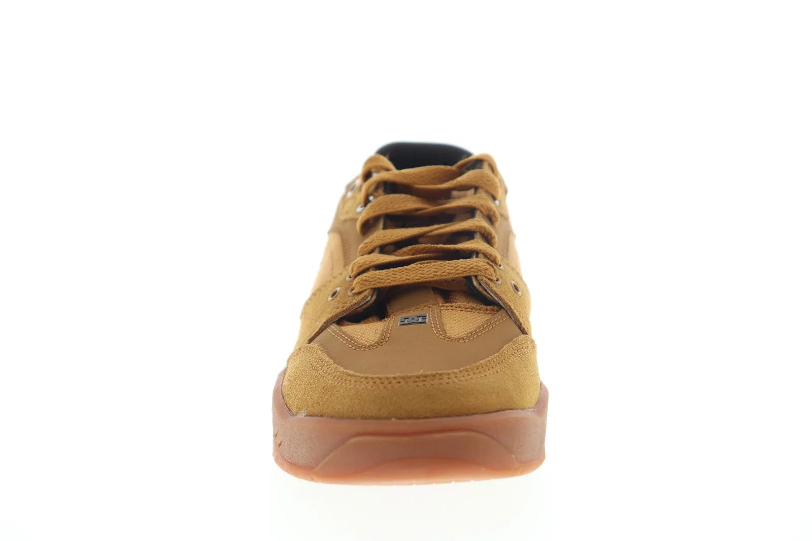 Brown Suede Low Top Lace Up Skate Sneakers for Men by DC Maswell