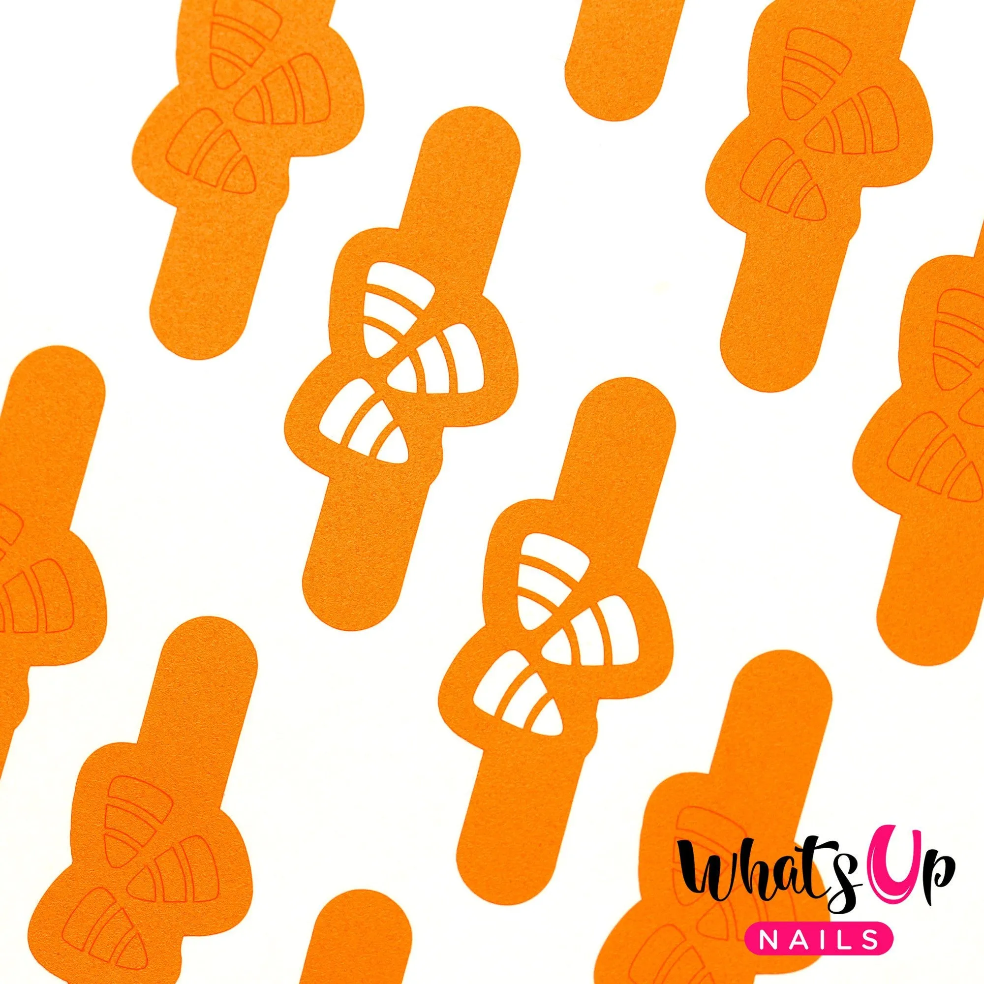 Candy Corn Nail Stencils for Halloween