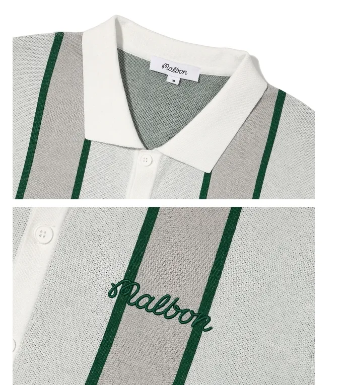 Cardigans with Plain Logo for Street Style at Malbon Golf.