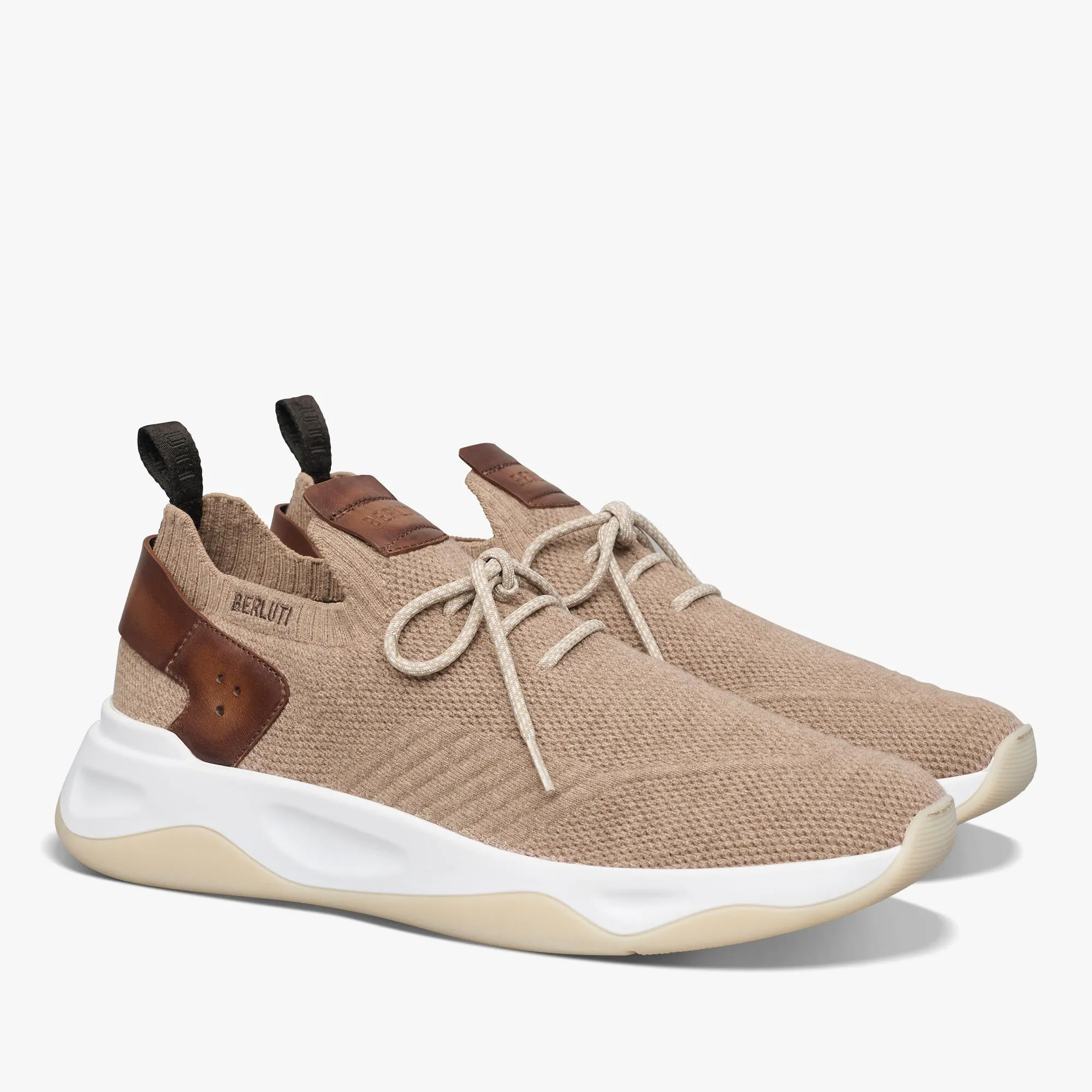 Cashmere Leather Sneaker