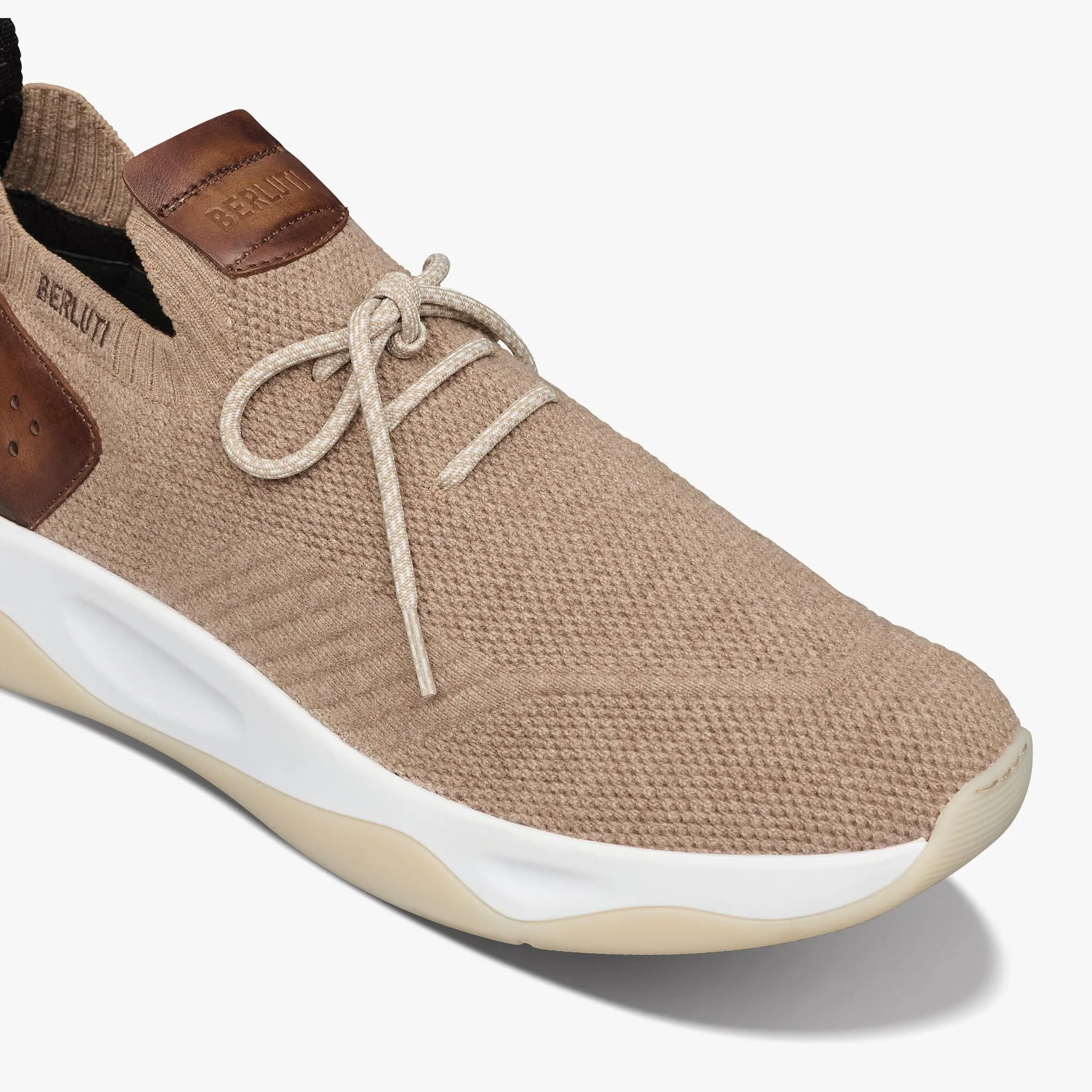 Cashmere Leather Sneaker