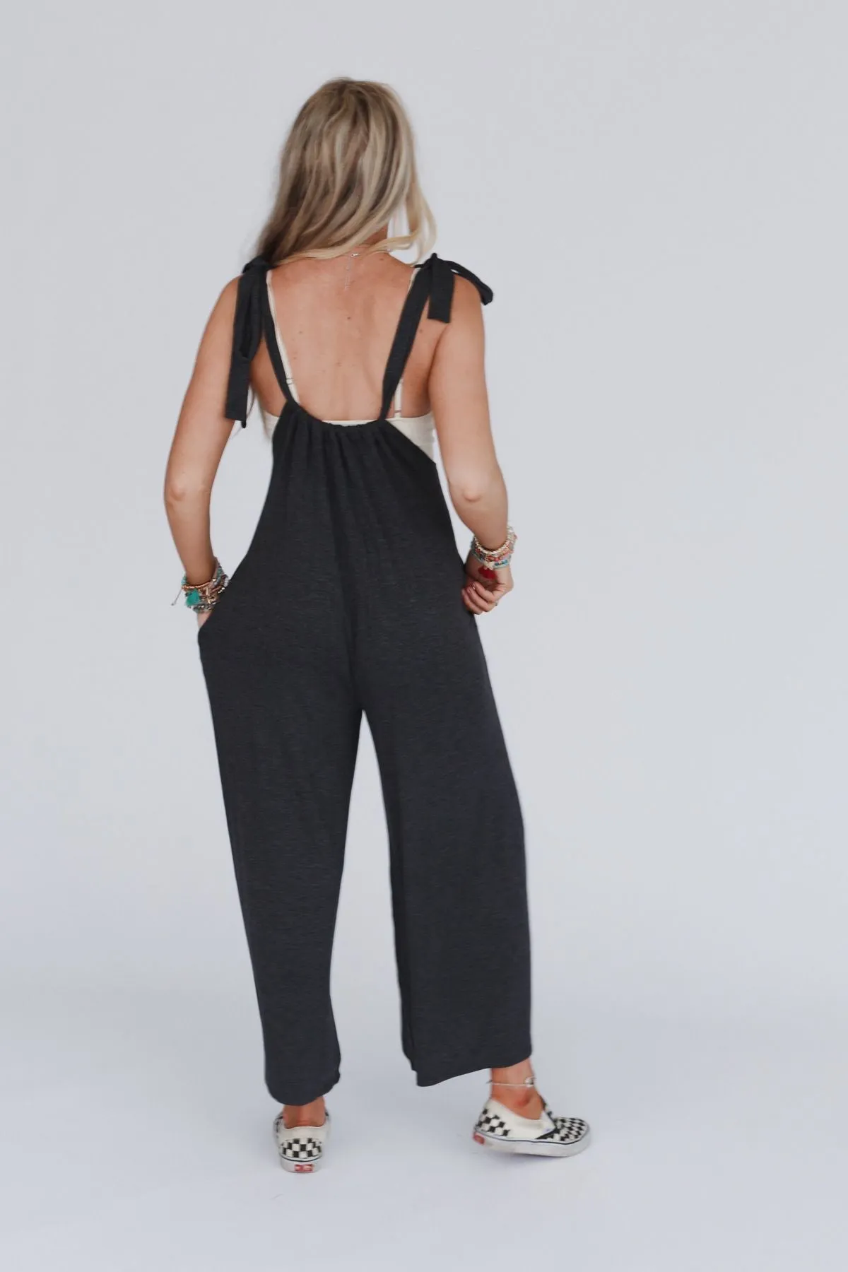 Charcoal Jumpsuit for Comfortable and Stylish Look