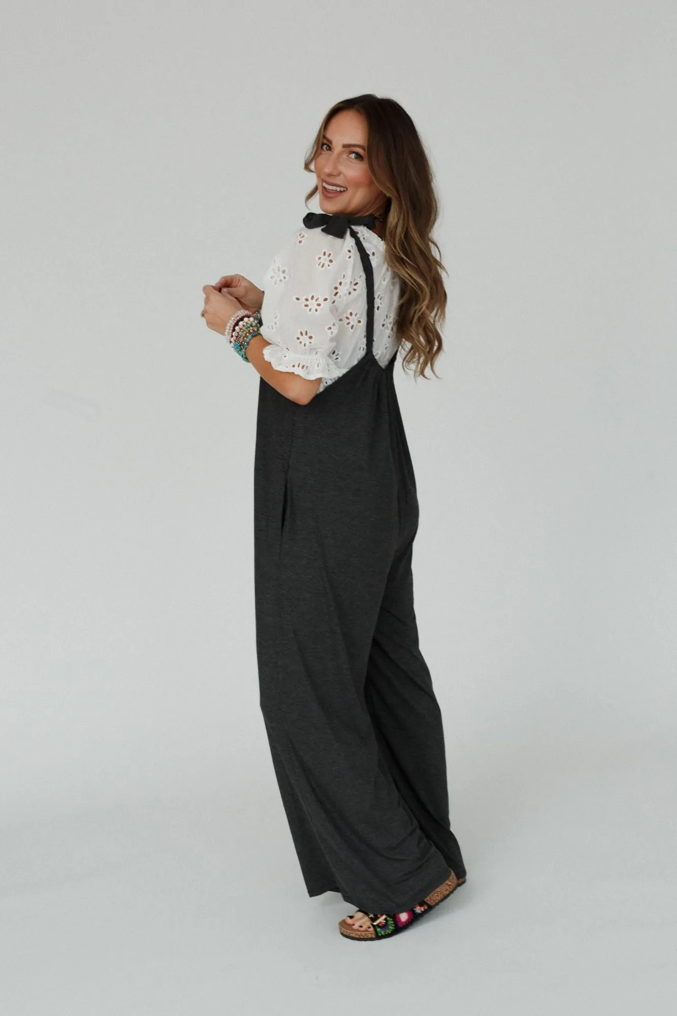 Charcoal Jumpsuit for Comfortable and Stylish Look