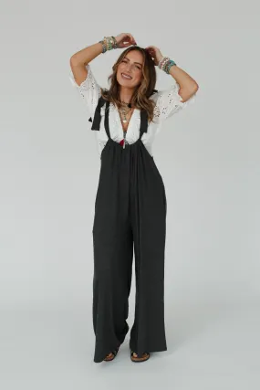 Charcoal Jumpsuit for Comfortable and Stylish Look