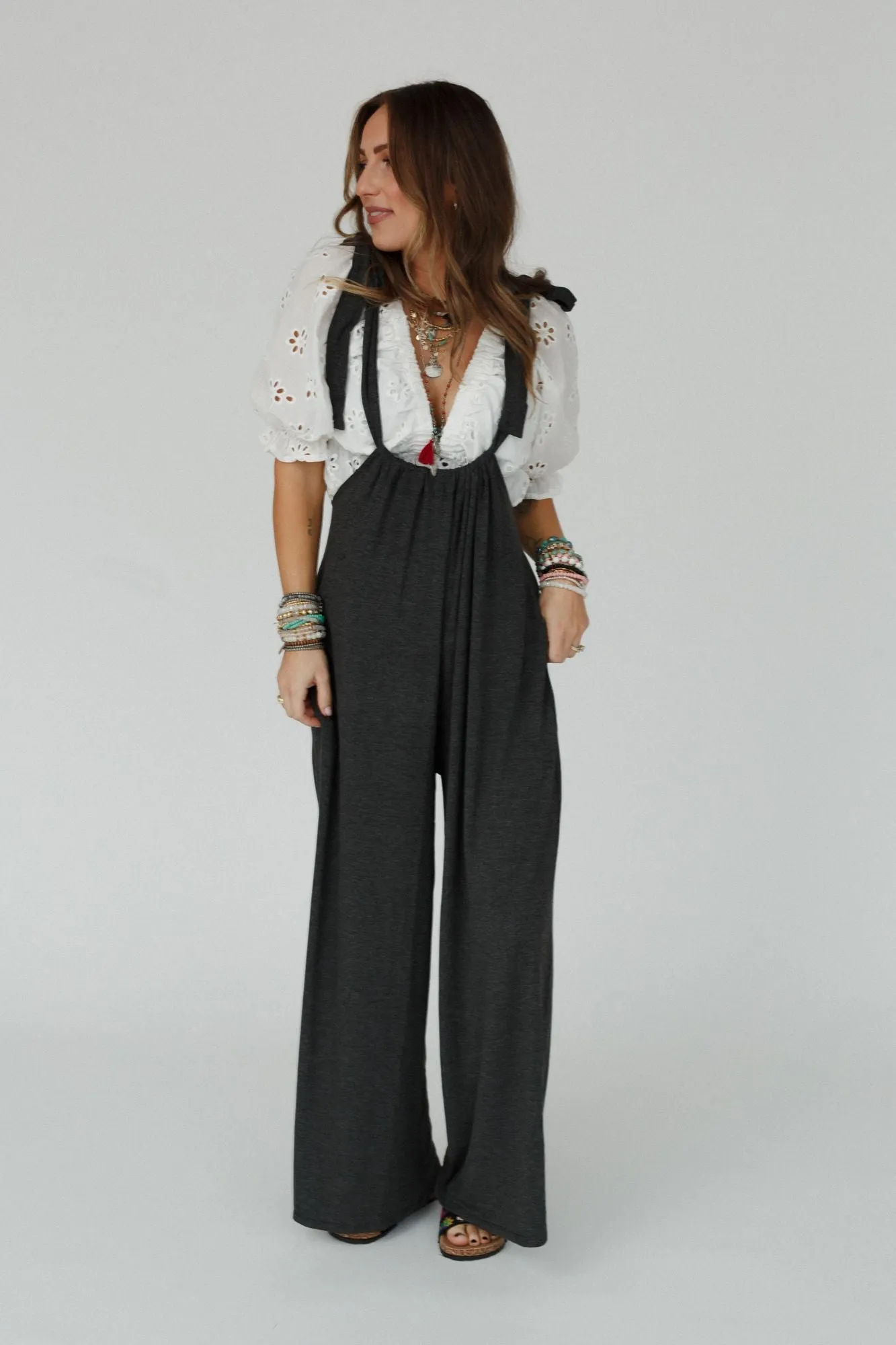 Charcoal Jumpsuit for Comfortable and Stylish Look