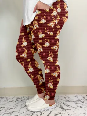 Checkered Gnome Leggings with Pockets