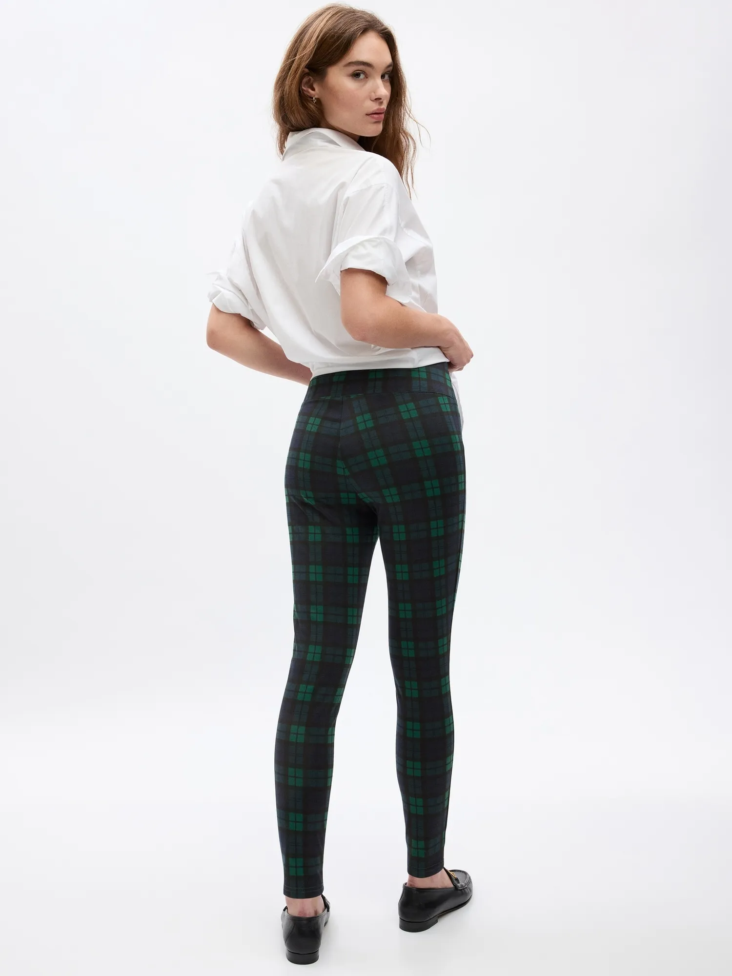 Checkered Ponte Leggings