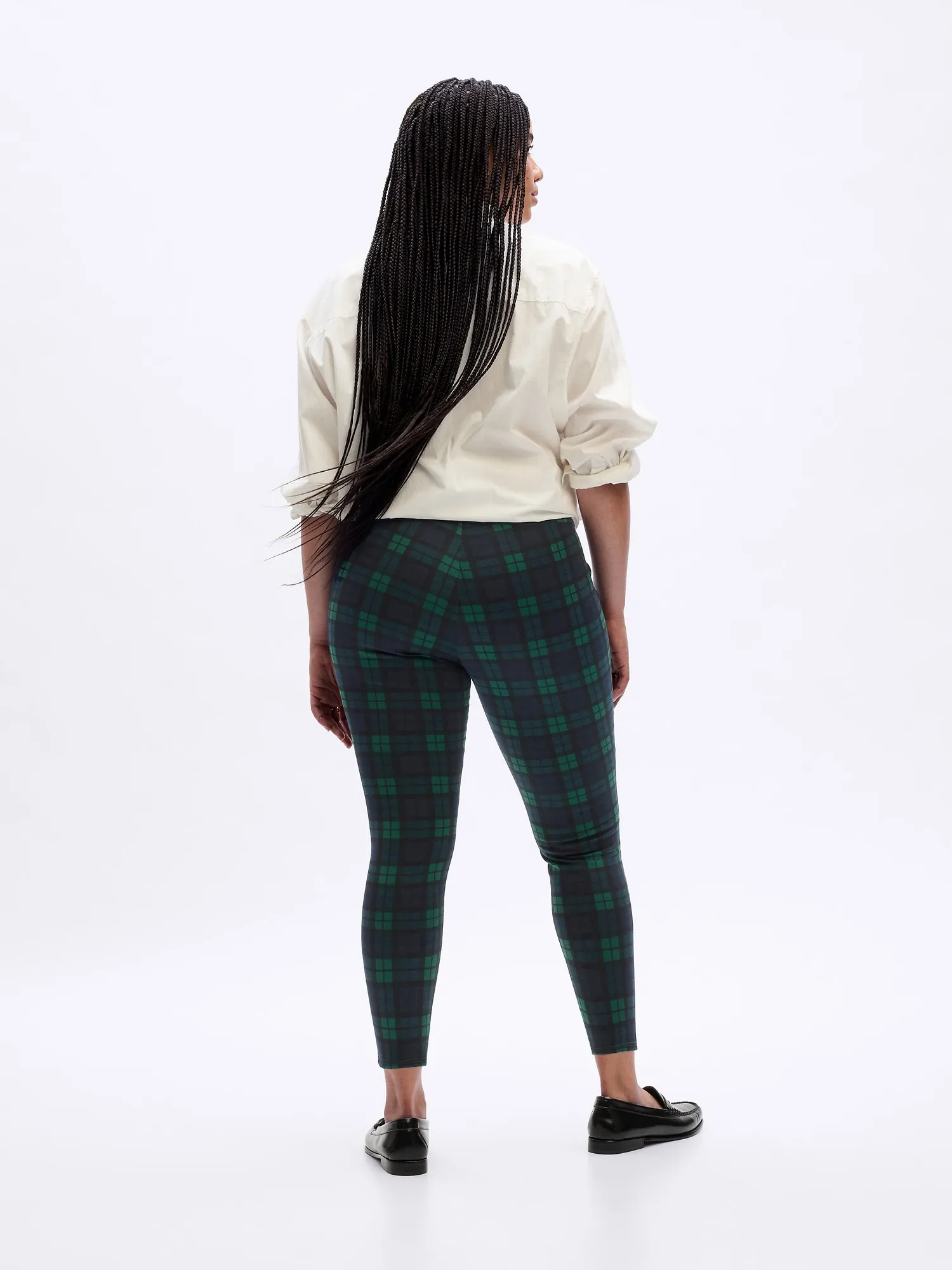 Checkered Ponte Leggings