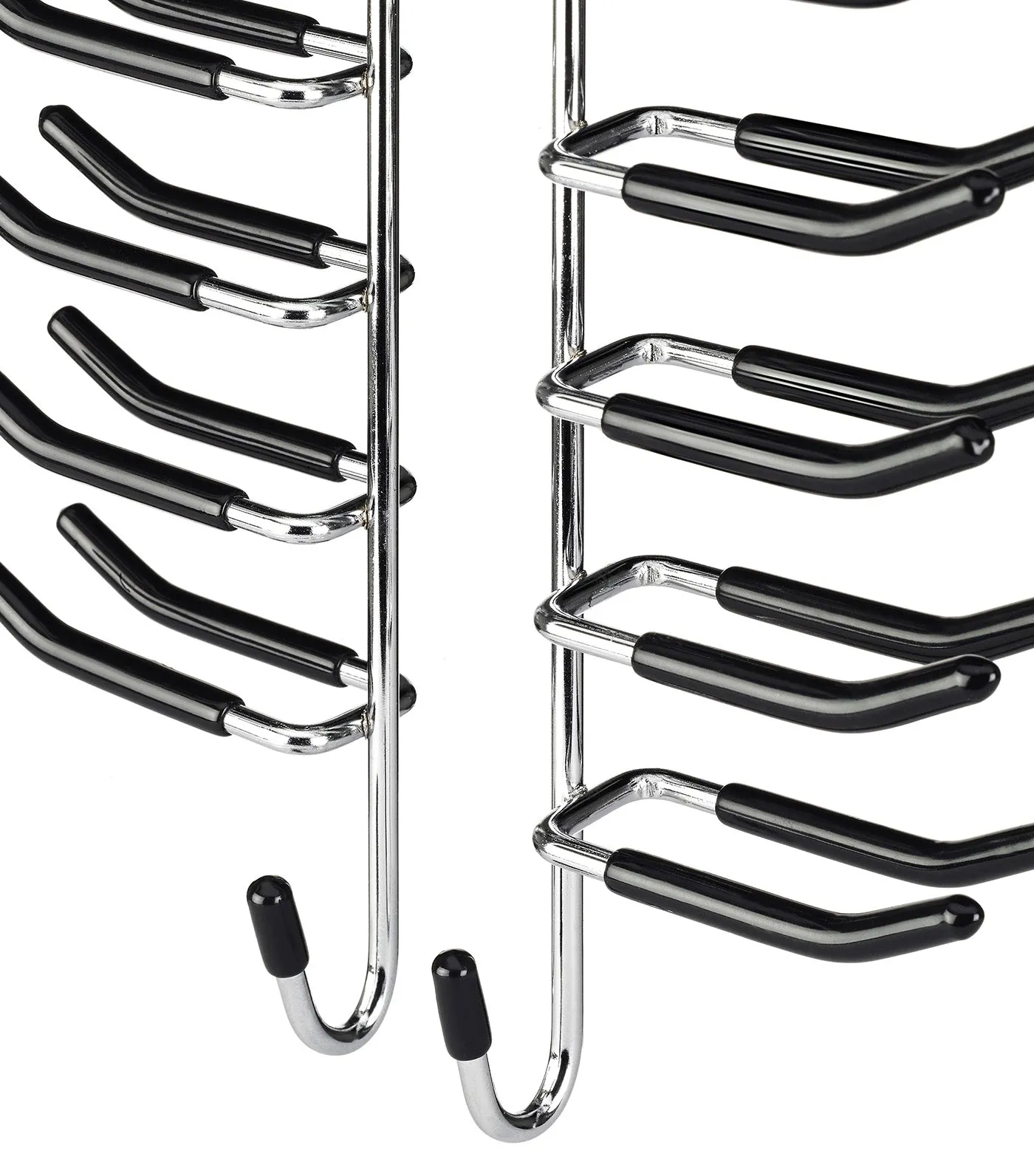 Chrome Swivel Tie Hanger with Belt Hooks