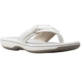 Clarks White Breeze Sea Sandals for Women