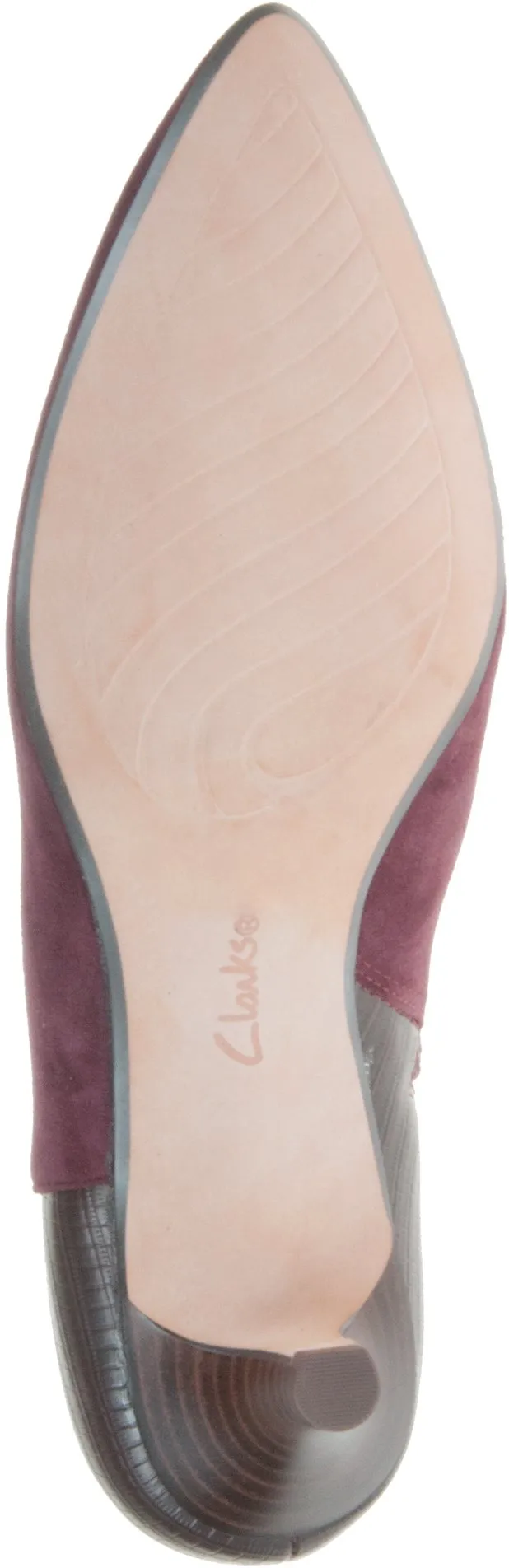 Clarks Linvale Sea - Women's pump - nude leather - 6 / Wide Fit