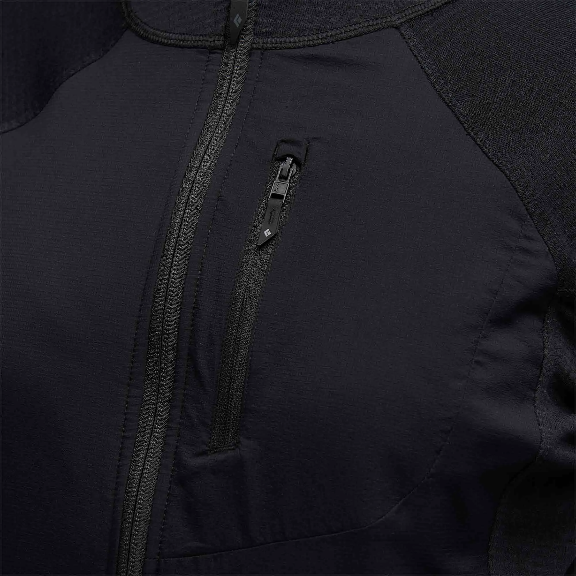 Coefficient LT Hybrid Womens Hoody - Black