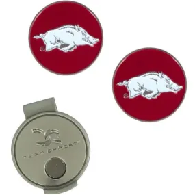 Collegiate Hat Clip with 2 Ball Markers for Team Efforts