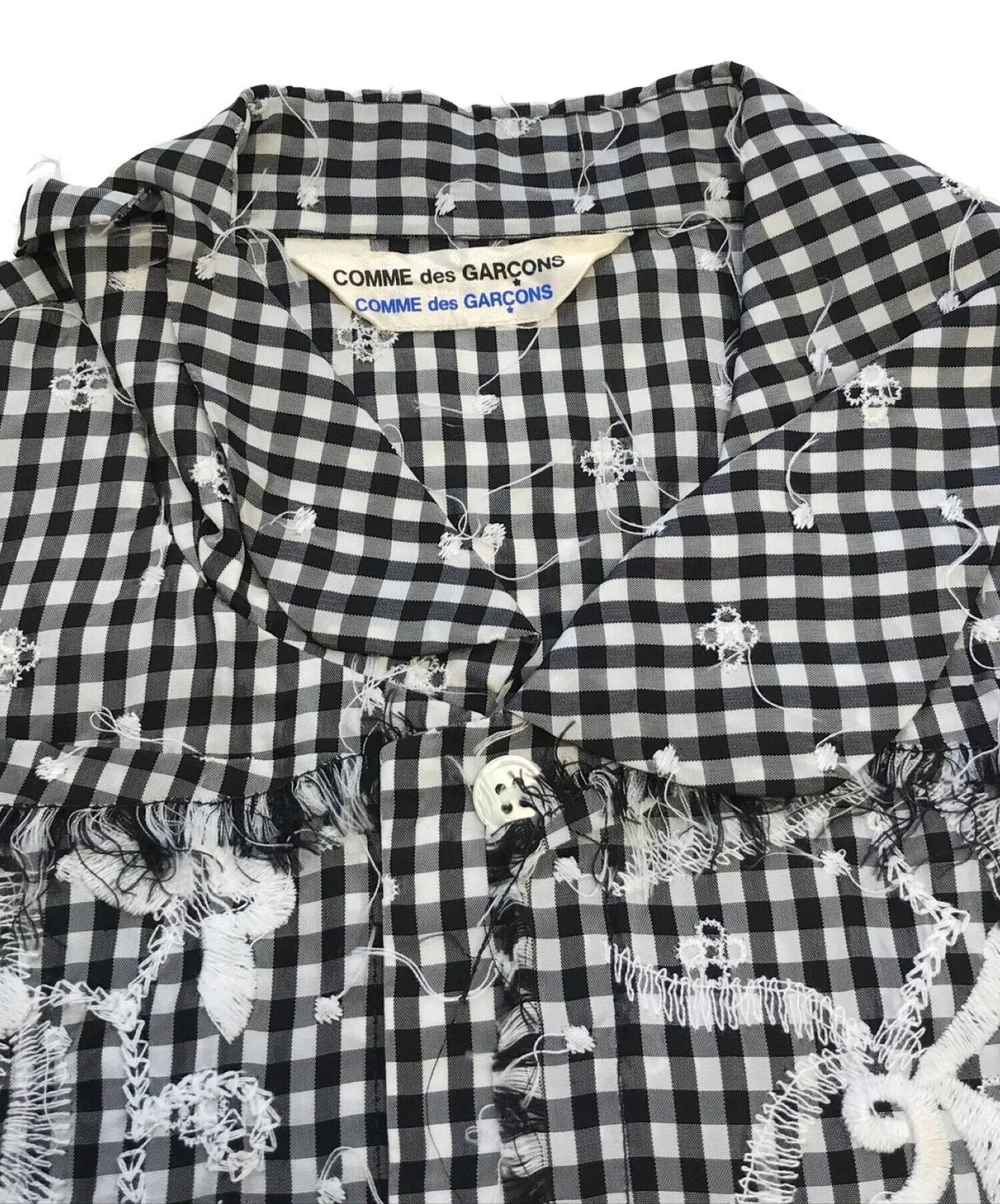 COMME des GARCONS COMME des GARCONS Embroidered Gingham 3 Piece Set - Used