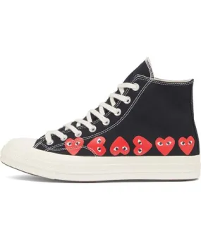 Comme des Garcons Men's Converse Multi Heart High Sneaker