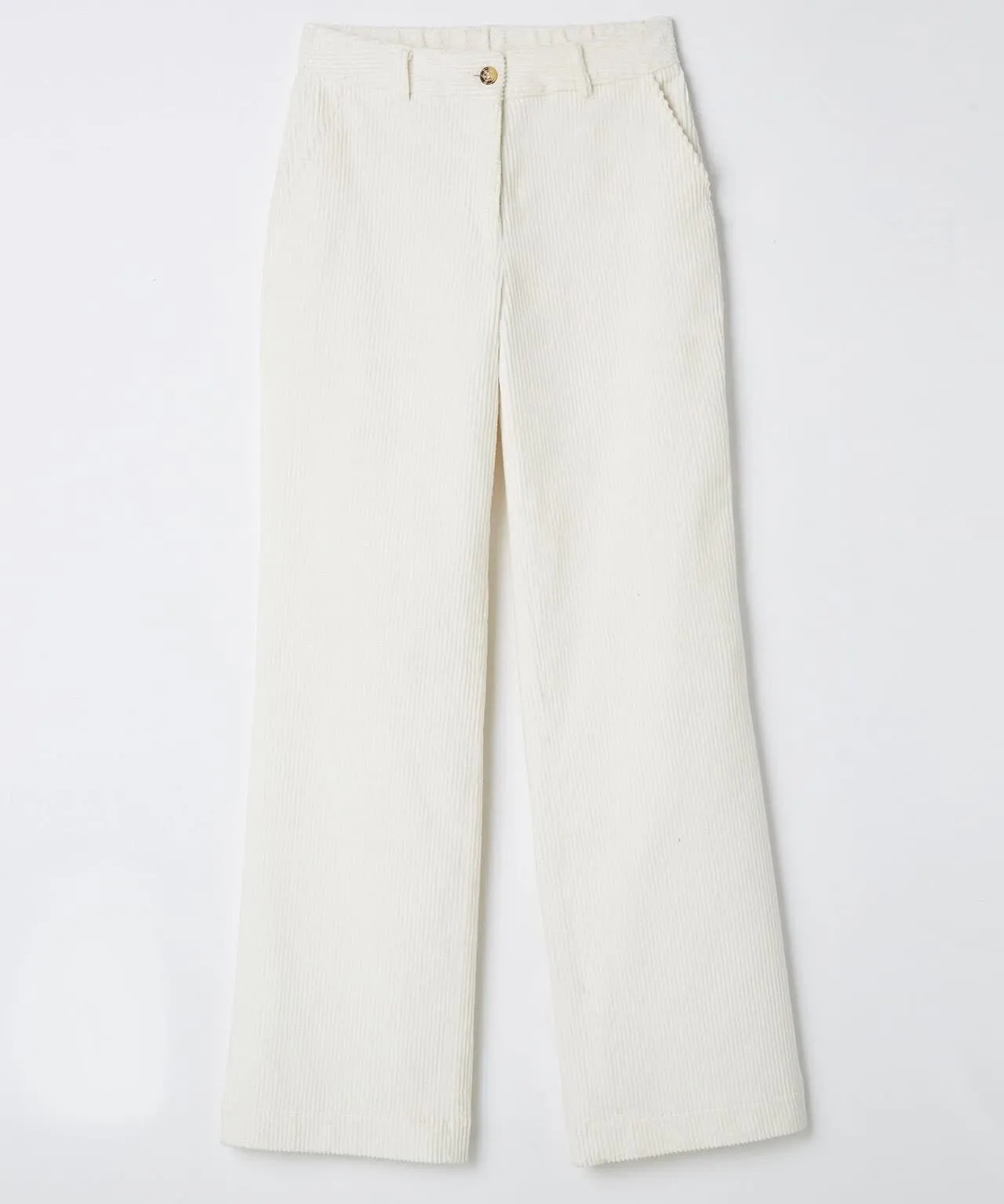 Wide Leg Cord Trousers